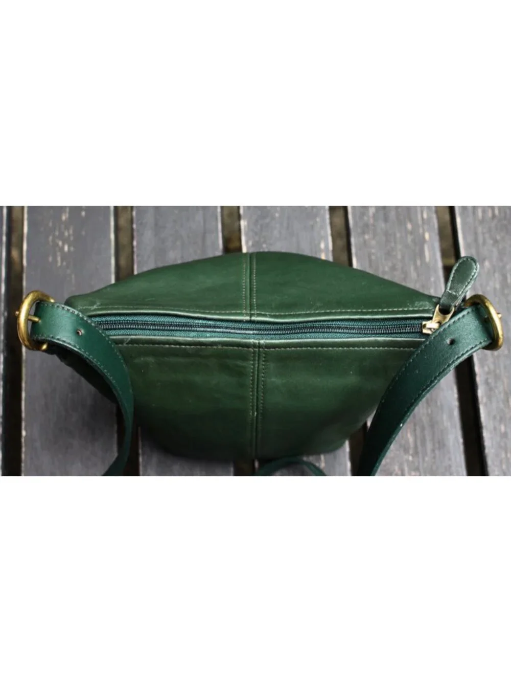 Coach Vintage - MacDougal Zip Crossbody 4130 in Bottle Green, USA Pre-1994